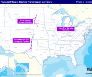 DOE Advances Three Potential NIETCs—High-Priority National Electric Transmission Corridors