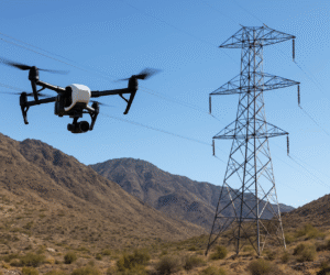 The Role of Autonomous Drones in Long-Range Transmission Line Inspections