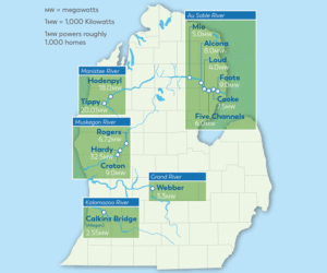 Consumers Energy to Sell 13 Michigan Hydro Dams for $1 Each